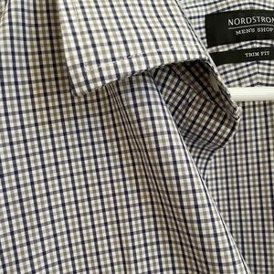 Men’s Nordstrom Trim Fit Dress Shirt 15 1/2 34-35